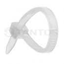 Хомут nylon 100x2,5 мм 100 шт. белый Tantos